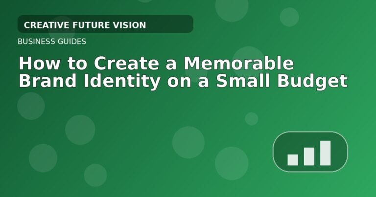 How to Create a Memorable Brand Identity on a Small Budget